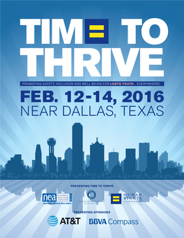 Feb. 12-14, 2016 Near Dallas, Texas