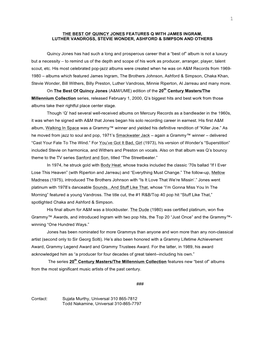 20Th Century Masters Press Release