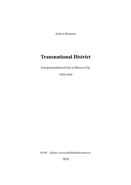 Transnational District