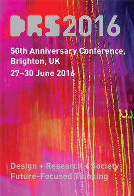 50Th Anniversary Conference, Brighton, UK 27–30 June 2016