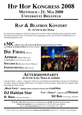 Rap & Beatbox Konzert