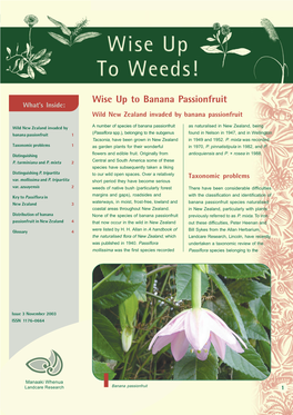 Wise up to Weeds! Issue 3