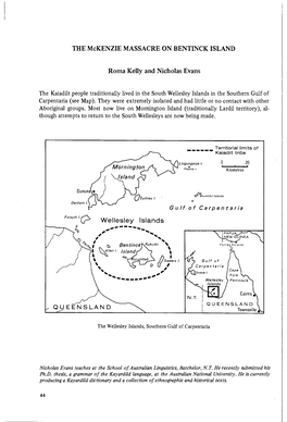 The Mckenzie Massacre on Bentinck Island