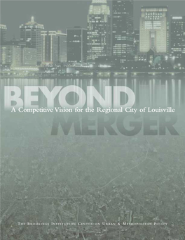 A Competitive Vision for the Regional City of Louisville