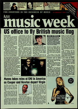 Music Week US Office to Fly British Music Flog by Robert Ashton The