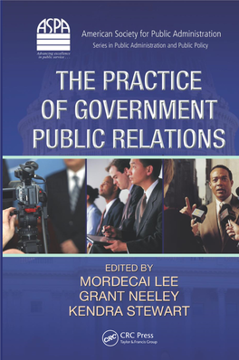 The Practice of Government Public Relations