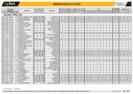 Weekend Regular Coupon 13/05/2020 09:28 1 / 2