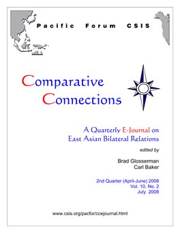 Comparative Connections, Volume 10, Number 2