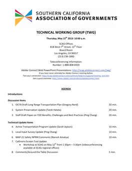 Technical Working Group (Twg)