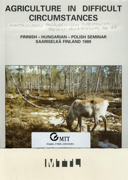 AGRICULTURE in DIFFICULT CIRCUMSTANCES Rurtil-Ib,R/Z/54'/- Pig197)-Lovz:;C--'1.)1 77, ›Loz)C11 , Aid, 59 To4-S‘
