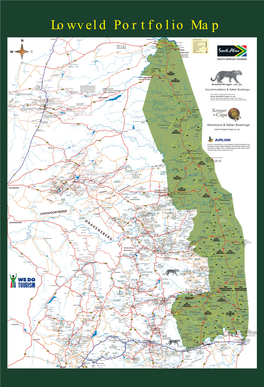 Lowveld & Kruger National Park Map 2021