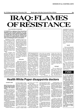 Health White Paper Disappoints Doctors
