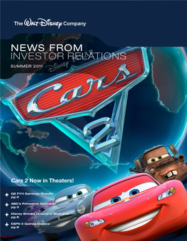 News from Investor Relations Summer 2011
