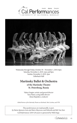 Mariinsky Ballet & Orchestra