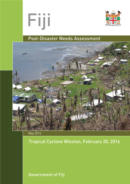 Post Disaster Needs Assessments CYCLONE WINSTON