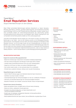 Trend Micro Email Reputation Services