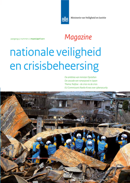 Magazine Nationale Veiligheid En Crisisbeheersing Maart/April 2011 Inhoud Colofon