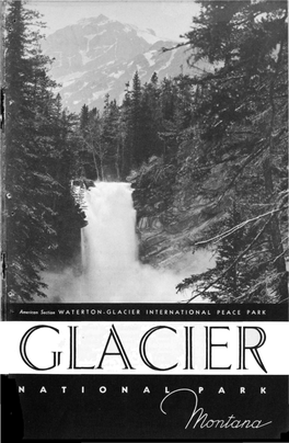 NATIONAL PEACE PARK GLACIER N a T I O N a L^-—-Vp ARK \J/Ctctt}T NATIONAL PARK