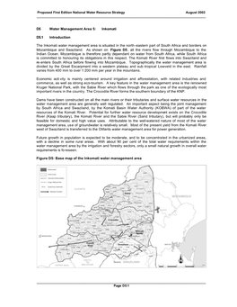 9F Appendix D5-WMA 5 Inkomati