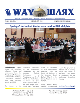 Spring Catechetical Conference Held in Philadelphia