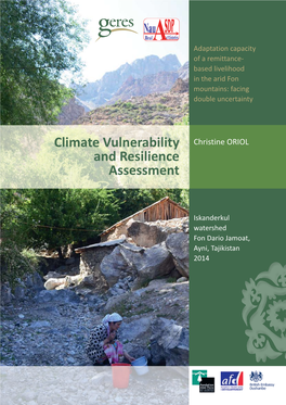 Climate Vulnerability and Resilience Assessment Table of Contents