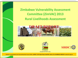 Rural Livelihoods Assessment May 2013 Report