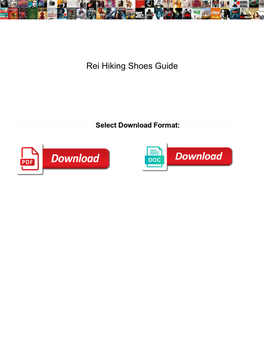 Rei Hiking Shoes Guide