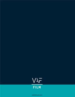 Jaarverslag VAF/Filmfonds 2013