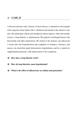 Loop Diuretics Cause Hypokalemia?