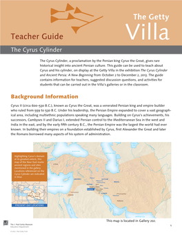 Download Cyrus Cylinder: Teacher Guide