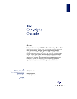 The Copyright Crusade