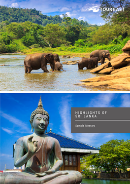 Highlights of Sri Lanka Tour Sample Itinerary