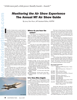 Monitoring the Air Show Experience the Annual MT Air Show Guide