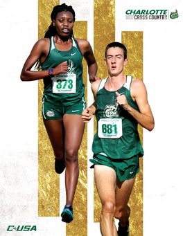 High-Resolution PDF - PRINT READY 2017 Charlotte Cross-Country TABLE of CONTENTS QUICK FACTS the Program GENERAL INFORMATION Table of Contents