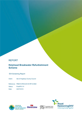 Holyhead Breakwater Refurbishment Scheme
