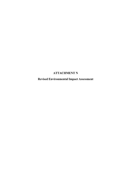 ATTACHMENT N Revised Environmental Impact Assessment