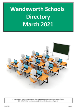 Wandsworth Schools Directory March 2021