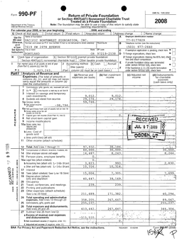 Form 990-PF 2008