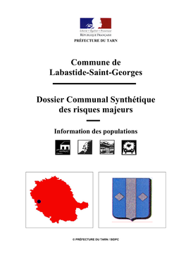 Commune De Labastide-Saint-Georges Dossier Communal Synthétique Des Risques Majeurs