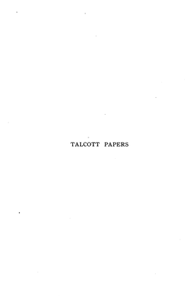 The Talcott Papers