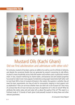 Mustard Oils (Kachi Ghani)