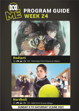 ABC ME Program Guide: Week 24 Index