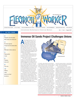 Immense Oil Sands Project Challenges Unions