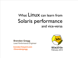 What Linuxcan Learn From