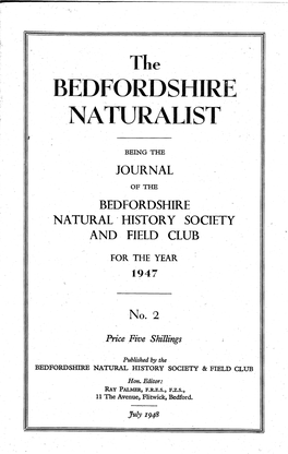 Bedfordshire Naturalist