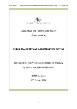 Expenditure and Performance Review of South Africa's PUBLIC