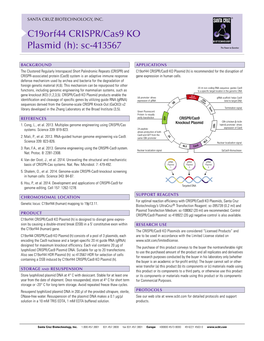 C19orf44 CRISPR/Cas9 KO Plasmid (H): Sc-413567