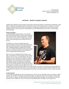 Jon Durant :: Guitarist | Composer | Producer