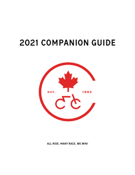 2021 Cycling Canada Companion Guide