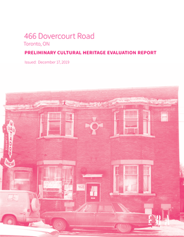 466 Dovercourt Road